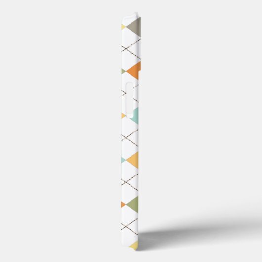 Retro Diamond Pattern iPad Air Case (Achterkant / Rechts)