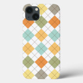 Retro Diamond Pattern iPad Mini Case (Achterkant)