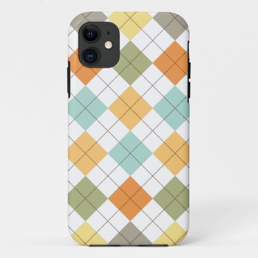 Retro Diamond Pattern iPhone 5 Hoesje (Achterkant)