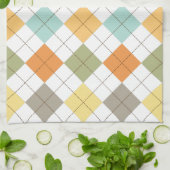 Retro Diamond Pattern Kitchen Towel Theedoek (Gevouwen)