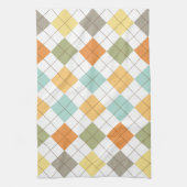 Retro Diamond Pattern Kitchen Towel Theedoek (Verticaal)