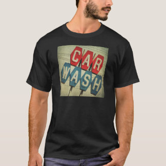 Retro Diamond Shaped Car Wash Sign T-shirt