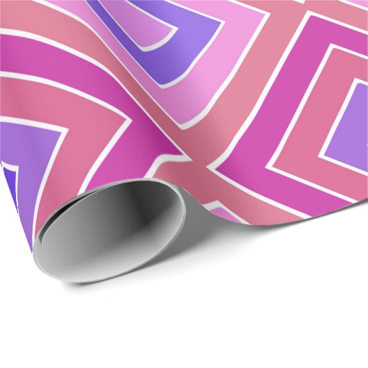 Retro Diamonds Cadeaupapier (Rol Hoek)