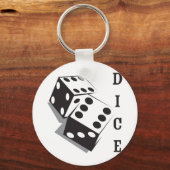 Retro Dice Sleutelhanger (Voorkant)