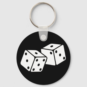 Retro Dice Sleutelhanger