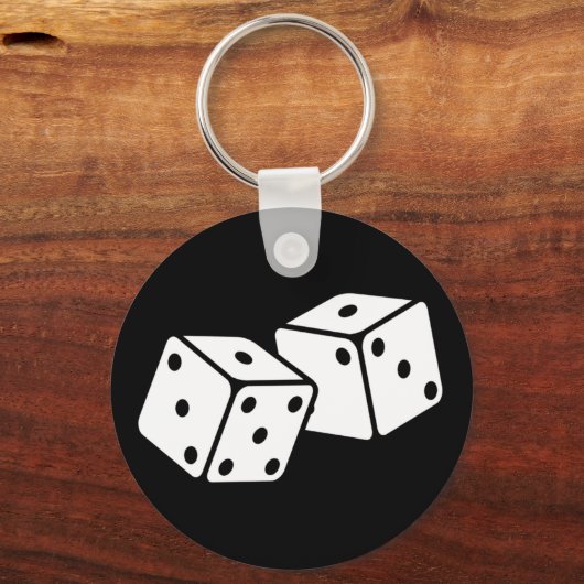 Retro Dice Sleutelhanger (Voorkant)