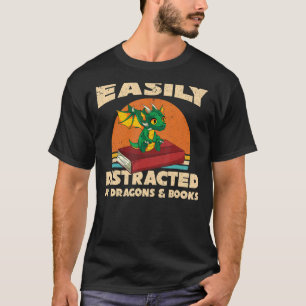 Retro Dierenboek Lezen Fantasie Boekworm Boek Dr T-shirt