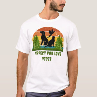 Retro dierlijke Natuur T-shirt