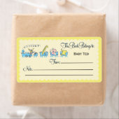 Retro Dierlijke Trein Boekplaat Etiket (Insitu)