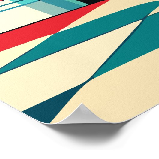 Retro Diner Americana Poster (Hoek)