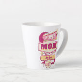 Retro Diner Bord Super Moeder Latte Mok (Rechterhoek)
