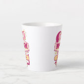 Retro Diner Bord Super Moeder Latte Mok (Voorkant)
