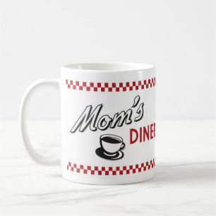 Retro Diner Coffee-Mok - Retro Design Coffee-Mok Koffiemok