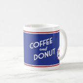 Retro Diner Coffee-Mok - Retro Design Drinkware Koffiemok (Voorkant rechts)