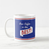 Retro Diner Coffee-Mok - Retro Design Drinkware Koffiemok (Links)