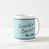 Retro Diner Coffee-Mok - Retrostijl Koffiemok (Voorkant rechts)