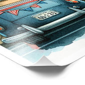 RETRO DINER FIFTIES FOTO AFDRUK (Hoek)