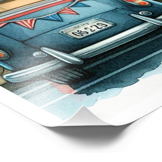 RETRO DINER FIFTIES FOTO AFDRUK (Hoek)