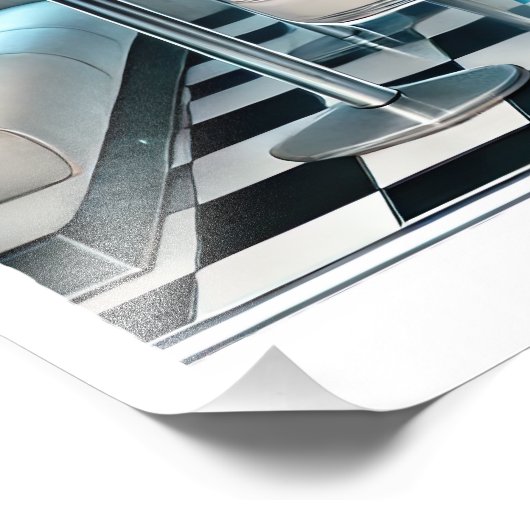 RETRO DINER FIFTIES FOTO AFDRUK (Hoek)