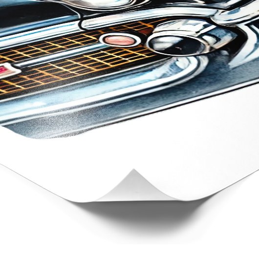 RETRO DINER FIFTIES FOTO AFDRUK (Hoek)