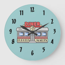 Retro DIner Grote Klok