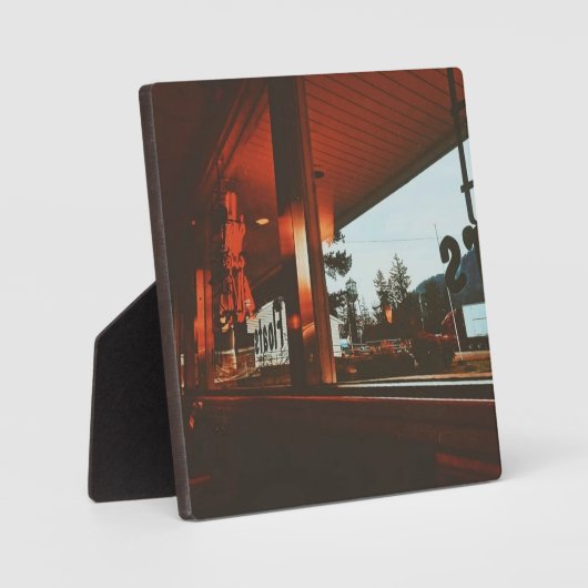 Retro Diner in de Pacific Northwest Fotoplaat (Voorkant)