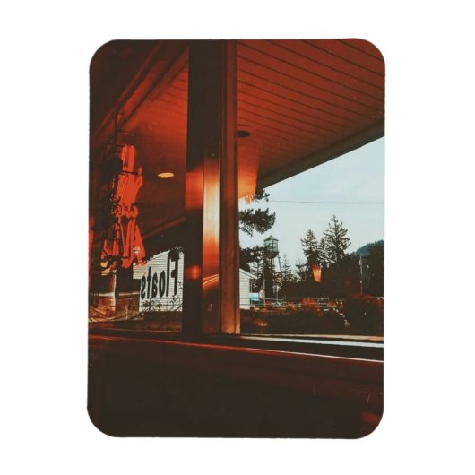 Retro Diner in de Pacific Northwest Magneet (Verticaal)