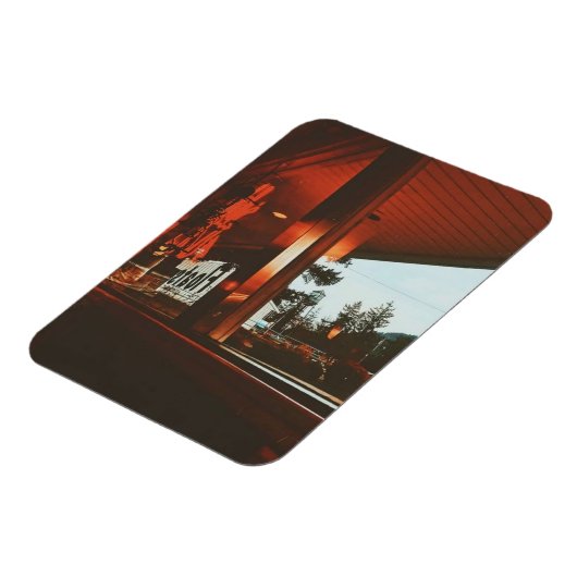 Retro Diner in de Pacific Northwest Magneet (Linkerzijde)