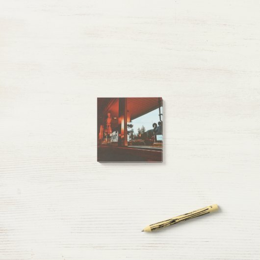 Retro Diner in de Pacific Northwest Post-it® Notes (Op bureau)
