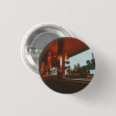 Retro Diner in de Pacific Northwest Ronde Button 3,2 Cm (Voorkant /achterkant)