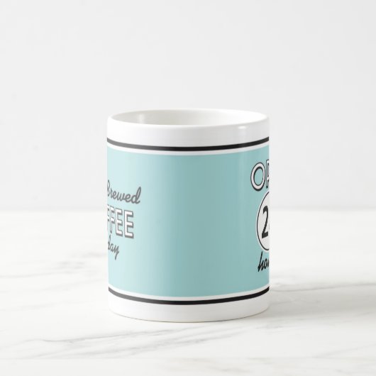 Retro Diner Koffie Mok - Retro Style Drinkware (Center)