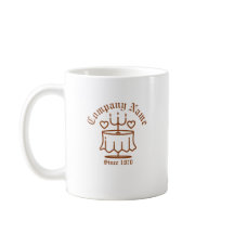 Retro  Diner Liefde Tafel Bruin Icoon