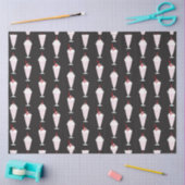 Retro Diner Milkshake Pattern Tissuepapier (Craft)