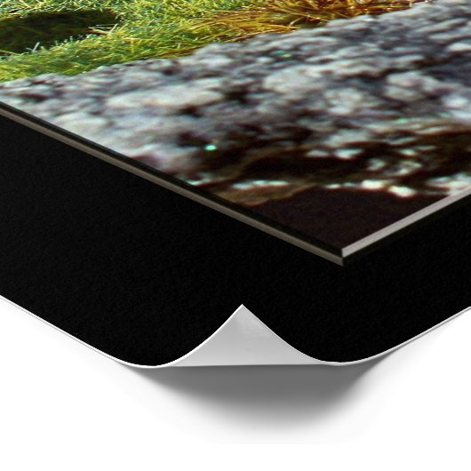 Retro Diner, miniatuurdiner diorama van 50 aan de  Poster (Hoek)