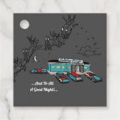 Retro Diner Paper-Borden Bedankjes Labels (Voorkant)