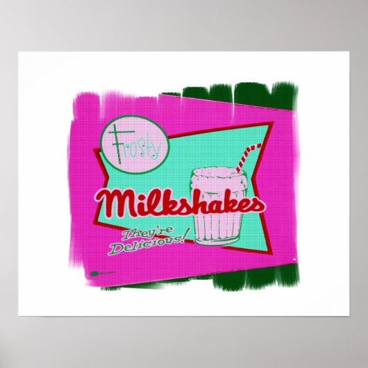 Retro Diner Poster (Voorkant)