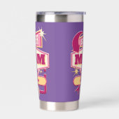 Retro Diner Sign Super Mam Geïsoleerde Drinkbeker (Links)