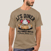 Retro Diner T-shirt – "JJ’s Diner World Famous War (Voorkant)