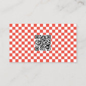 Retro Diner Visitekaartje (Achterkant)