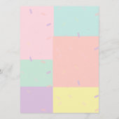 Retro Diner Vrijgezellenfeest Menu (Achterkant)