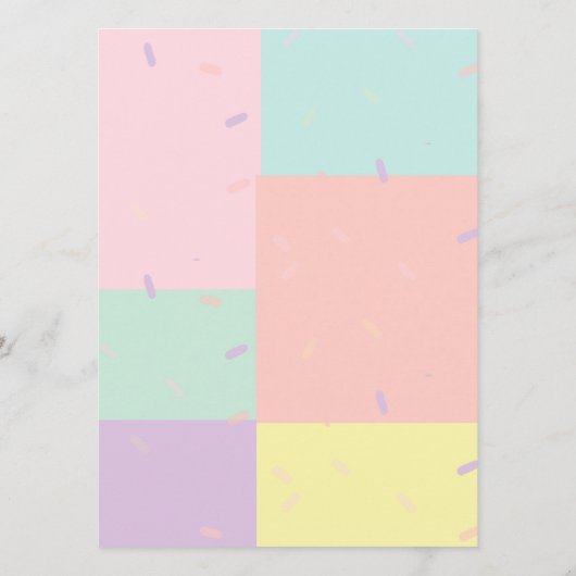 Retro Diner Vrijgezellenfeest Menu (Achterkant)