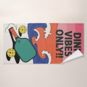 Retro Dink Vibes Only! Paddle sporthanddoek Badhanddoek (Badhanddoek)