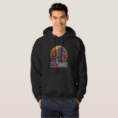 Retro Dinosaur Cool tante Auntsaurus T Rex Hoodie (Voorkant volledig)
