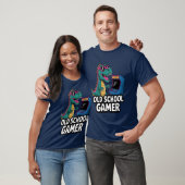 Retro Dinosaur Gamingee vintage vrienden T-shirt (Unisex)