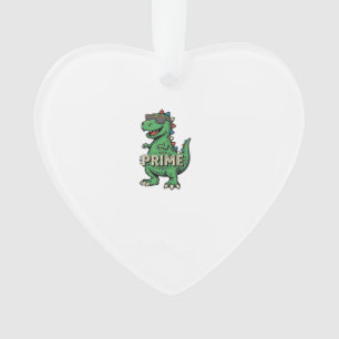 Retro Dinosaurus Zonnebril Prime Cartoon T-shirt_1 Ornament