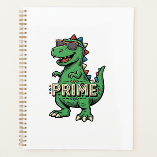 Retro Dinosaurus Zonnebril Prime Cartoon T-shirt_1 Planner