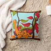 Retro Dinosaurussen Kussen (Deken)