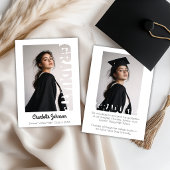 Retro Diploma Typografie Aankondigingskaart Aankondiging