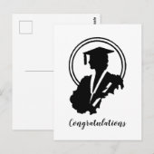 Retro Diploma Uitgereikt Gefeliciteerd Briefkaart (Voorkant / Achterkant)