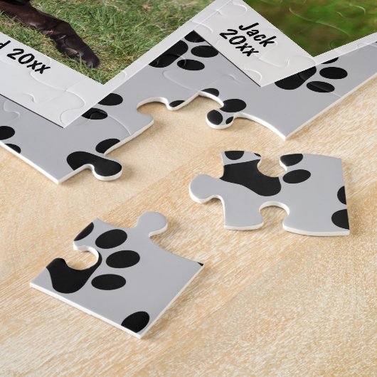  Retro Direct 3-foto-Lijst Pet Afdrukken Legpuzzel (Zijkant)